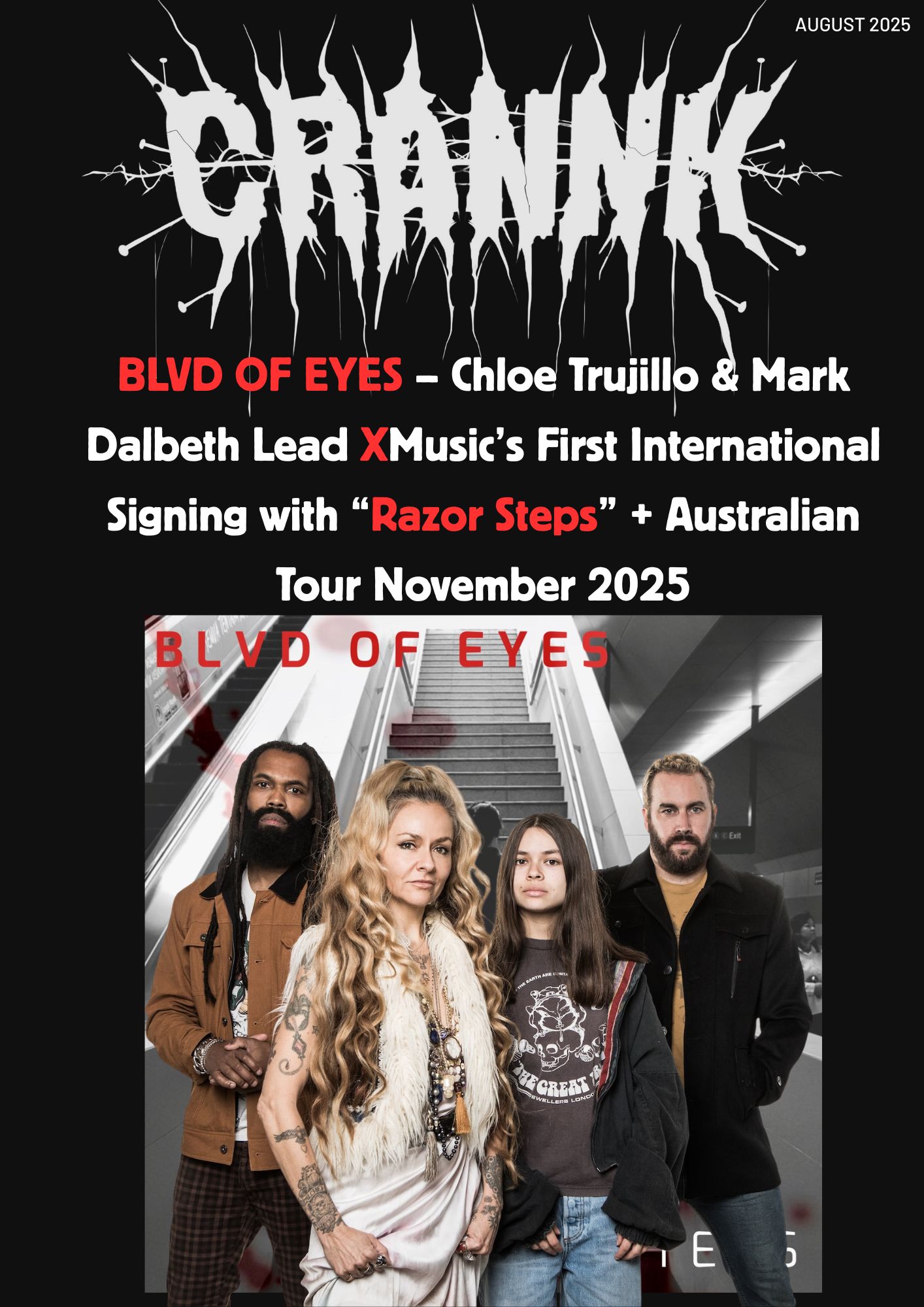 BLVD OF EYES Chloe Trujillo Mark Dalbeth Lead XMusic s First blvd-of-eyes-chloe-trujillo-mark-dalbeth-lead-xmusic-s-first